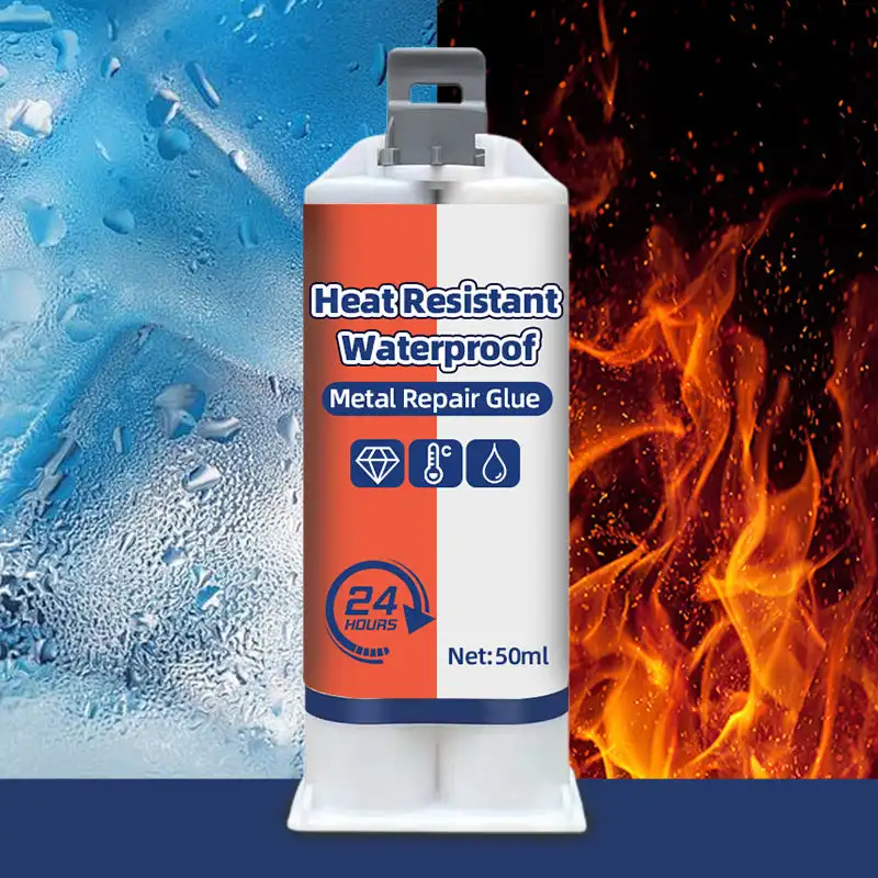 50G/100G Ab Lijm Sterk Lassen Lijm Hittebestendige Waterdichte Metalen Reparatie Agent