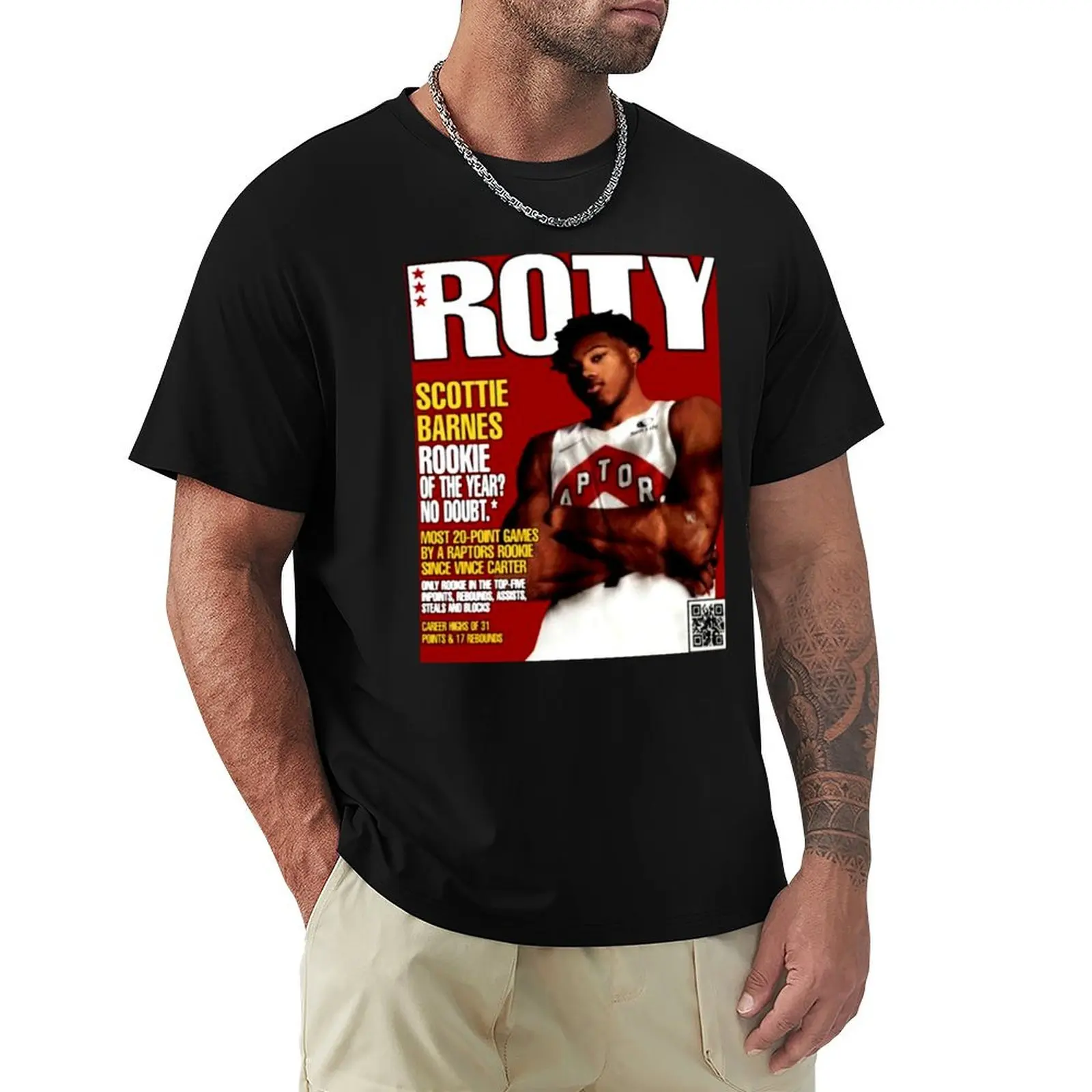 

Scottie Barnes Dunk T-Shirt hippie clothes cotton man t-shirts Anime t-shirt black t-shirts for men