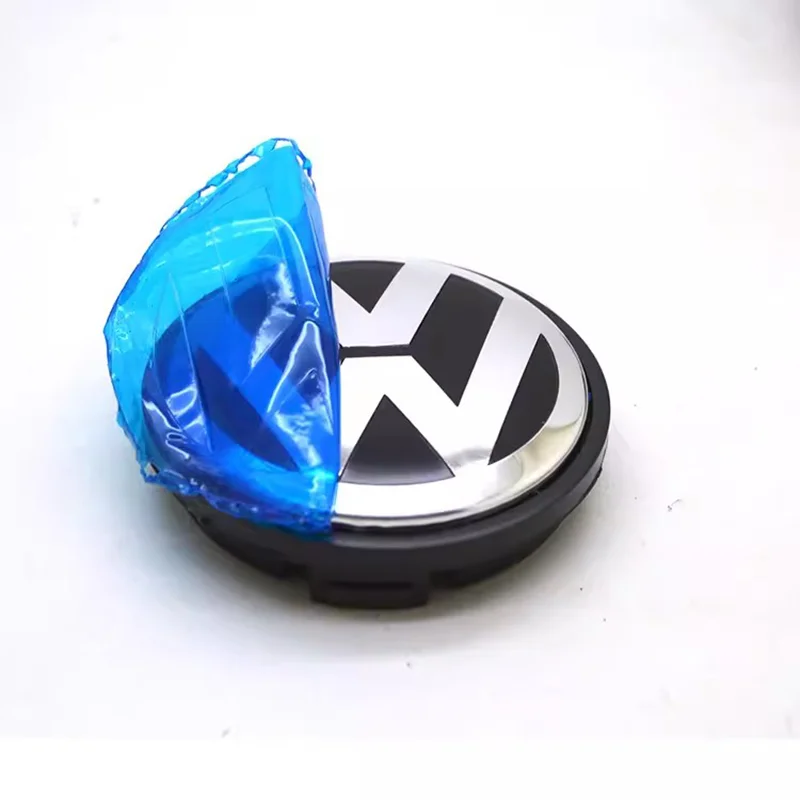 Juego de 4 Tapas Centrales para Ruedas de Coche de 55mm 56mm 65mm 70mm 76mm para VW Volkswagen Jetta MK5 Golf Passat, Estilo 6N0601171