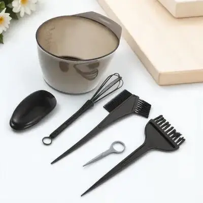 

1 set Large Size Hair Coloring Kit Baked Oil Comb Set Stiff Thick For All Hair Types Long Handle Easy Hold No Overflow Dyeing