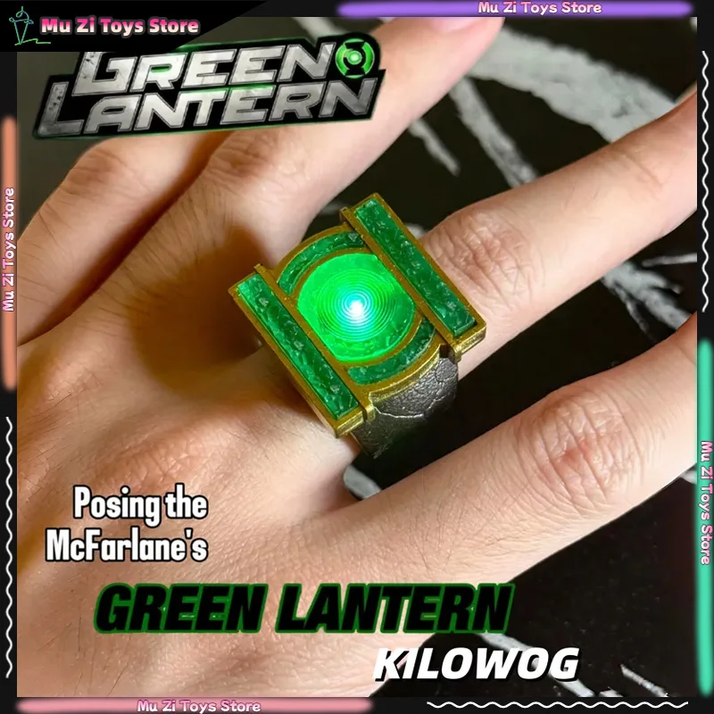 【New product】Lanterns GREEN-LANTERN Corps Ring Metal Cosplay Dc Tv Series Official Collectible Prop Cosplay Costume Decor Access