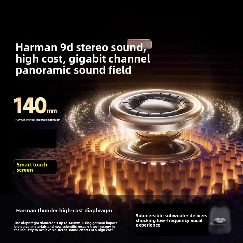 مكبر صوت بلوتوث LP90MAX كريستال الجيل الخامس - مكبر صوت ذكي بقدرة 50 وات مع تحكم صوتي، هدية عيد الميلاد 2025 #2