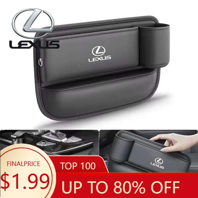 

Interior Mouldings Car Seat Gap Storage Box Auto Seat Side Seam Leak-Proof Plug For Lexus IS250 RX350 LX570 LX600 LX470 GX470 RX