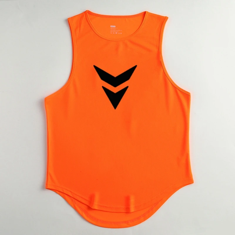 

2025 New Men's Daily Casual Tank Top Summer Outdoor Basketball Running Sports Sleeveless Vest Oversize Simple Design Gym Clothes