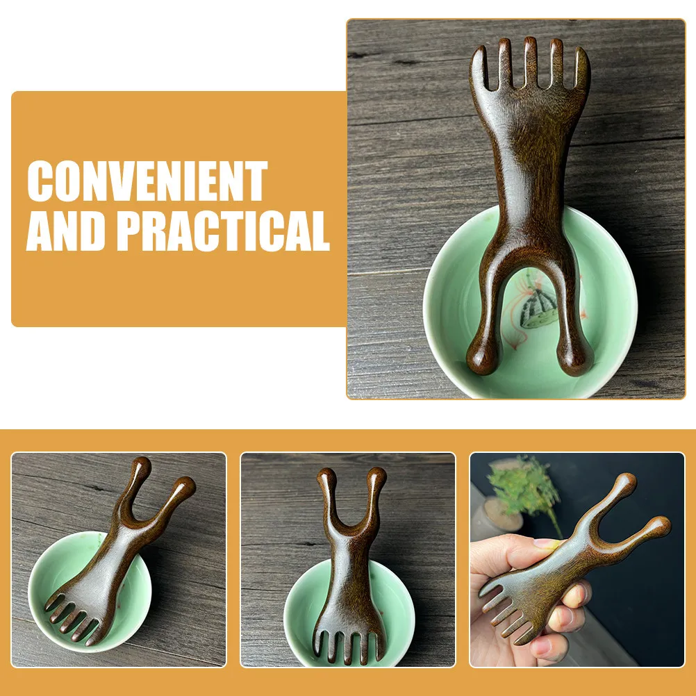 

Массажер для носа и тела из сандалового дерева, многофункциональный скребок для акупунктурных точек лица, портативный, компактный, легкий, деревянный.