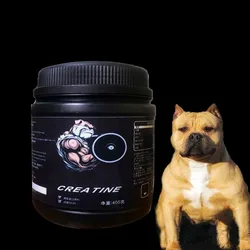 Dog Muscle Growth Supplement for Pitbull Bulldogs Greyhound Dog Racing, Supports Power Endurance, Muscle Growth, Recovery 400g