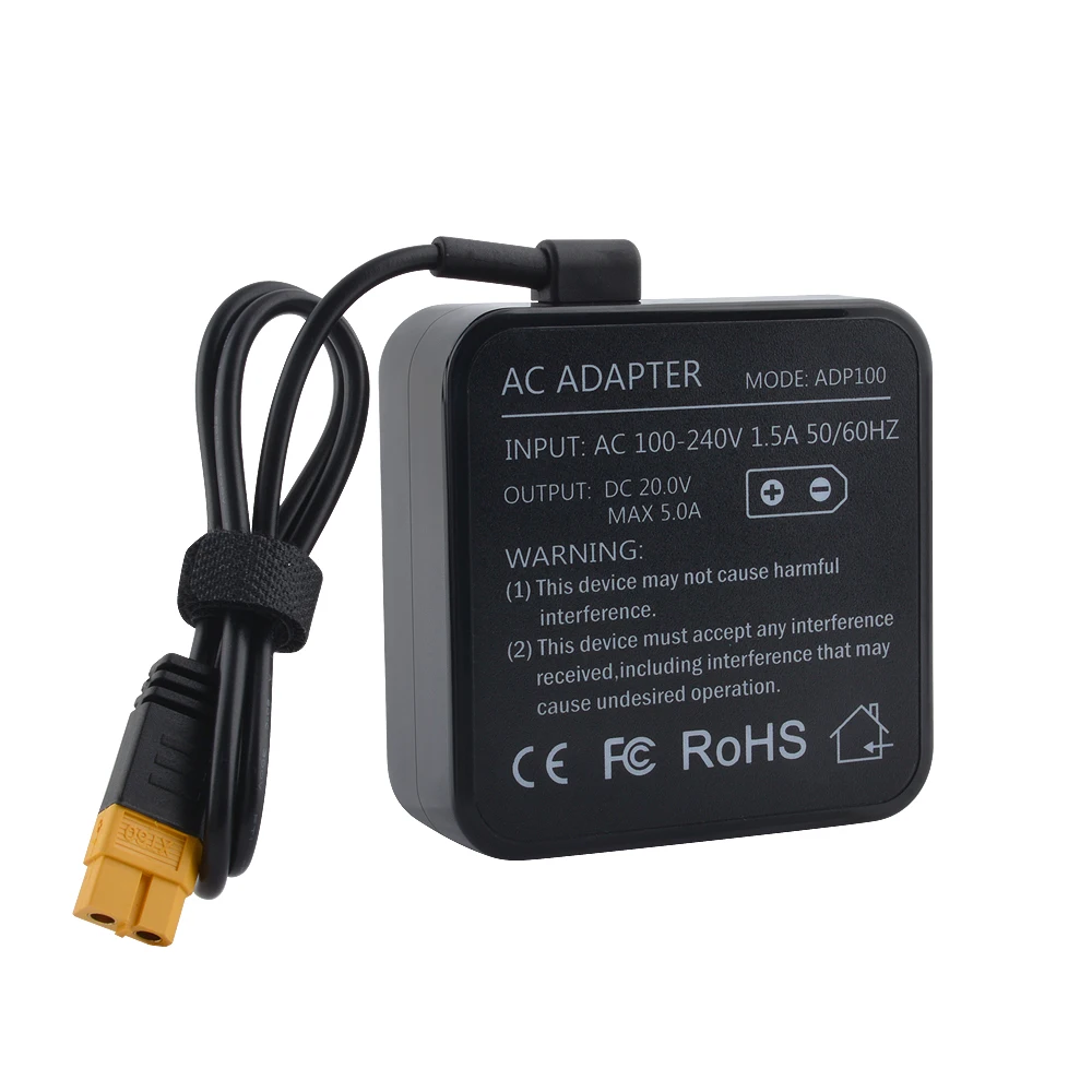 ToolKitRC ADP100 100W 20V Power Supply with XT60 Output Adapter For ISDT Q8 Q6 GT Power Hota HTRC SkyRC Charger RC Drone image 4