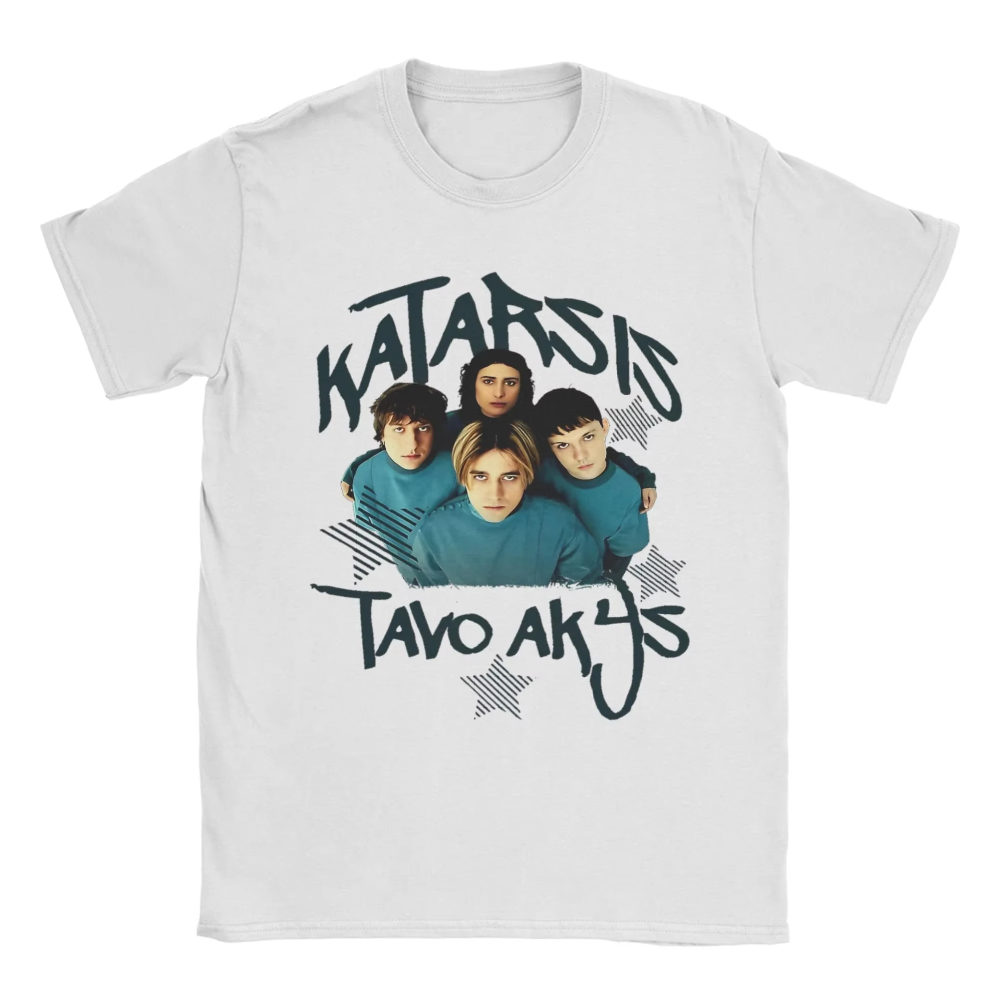 Katarsis Tavo Akys Eurovision 2025 Lituania hombres mujeres camiseta algodón verano Top camiseta manga corta ropa de calle suelta Casual de moda