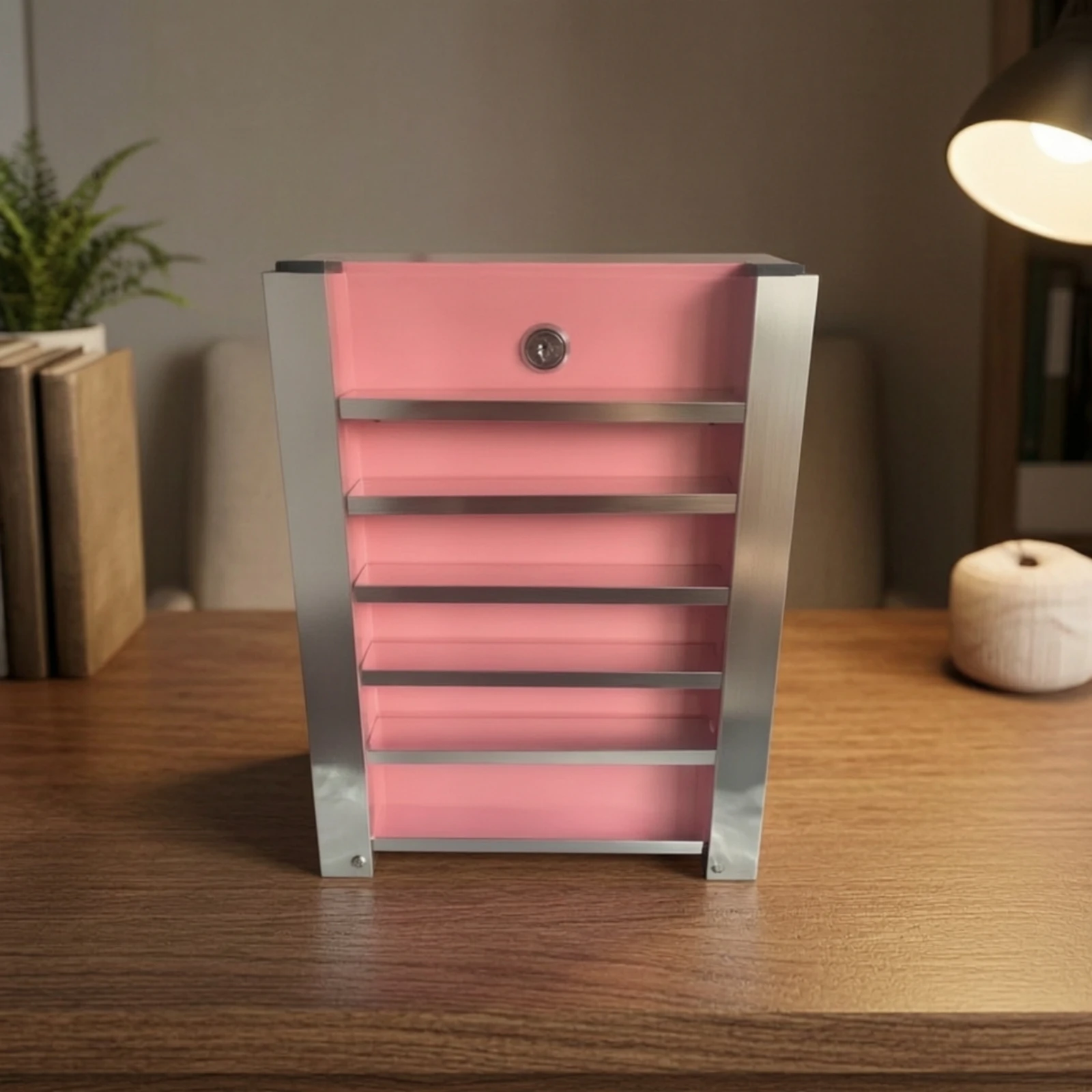 Metal Currency Bank Long-Lasting Lockable Currency Bank Savings Box with Lock Industrial Currency Box with Slot Heavy Duty