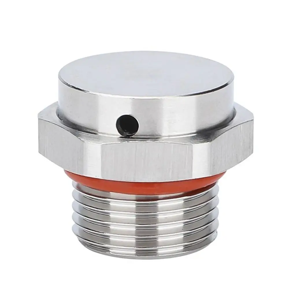 New 304 Stainless Steel Air Vent Valve Screw In M5 M6 M8 M10 M12 Metal Vent Plug Waterproof Heat Dissipation Plug