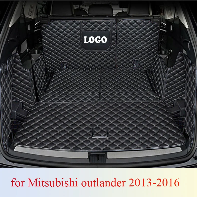 

Car trunk mat for Mitsubishi outlander FIVE SEAT 2013 2014 2015 2016 cargo liner carpet interior accessories cover