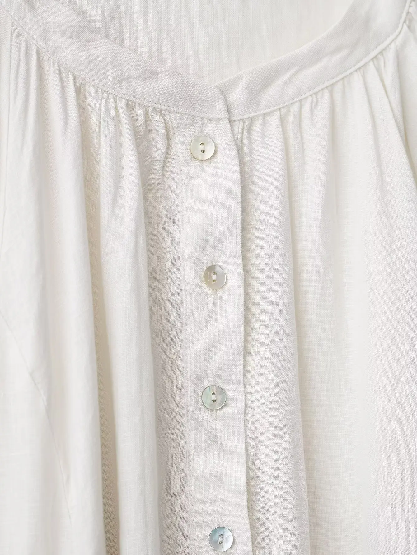 숙녀 새로운 패션 레이스 업 장식 느슨한 면화 및 린넨 기모노 셔츠 드레스 복고풍 긴 소매 가운 드레스