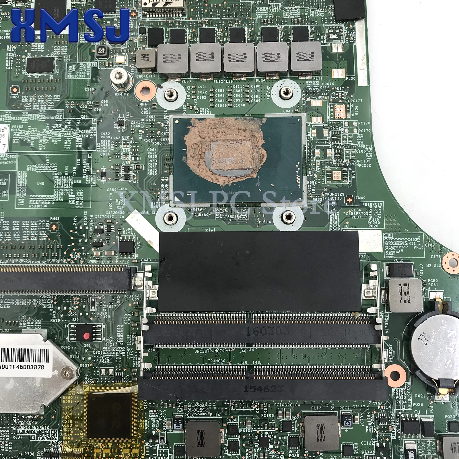 Imagem -06 - Placa-mãe Portátil para Msi Gt72 6qd Gt72s 6qe Ms1782 Ms-17821 I76700hq Cpu 100 Trabalho