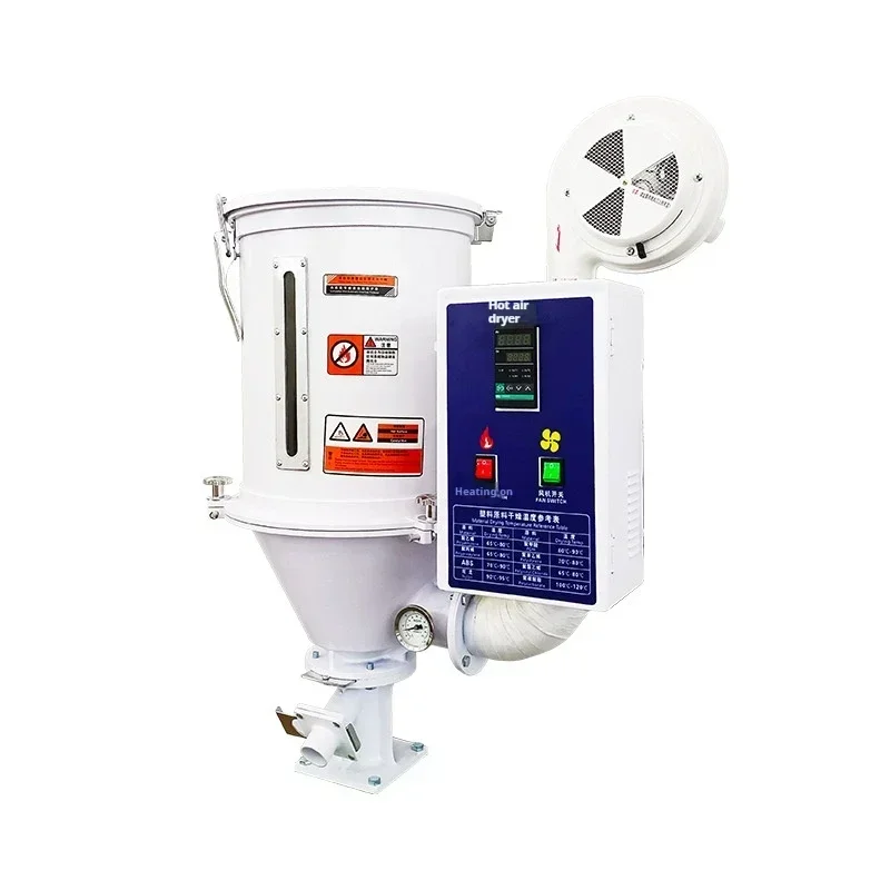 Multifunction Plastic Pellet Dryer 4.5KW Drying Type Dry Hot Air Recovery Dehumidification Hopper Vacuum Dryer Industrial.50KG