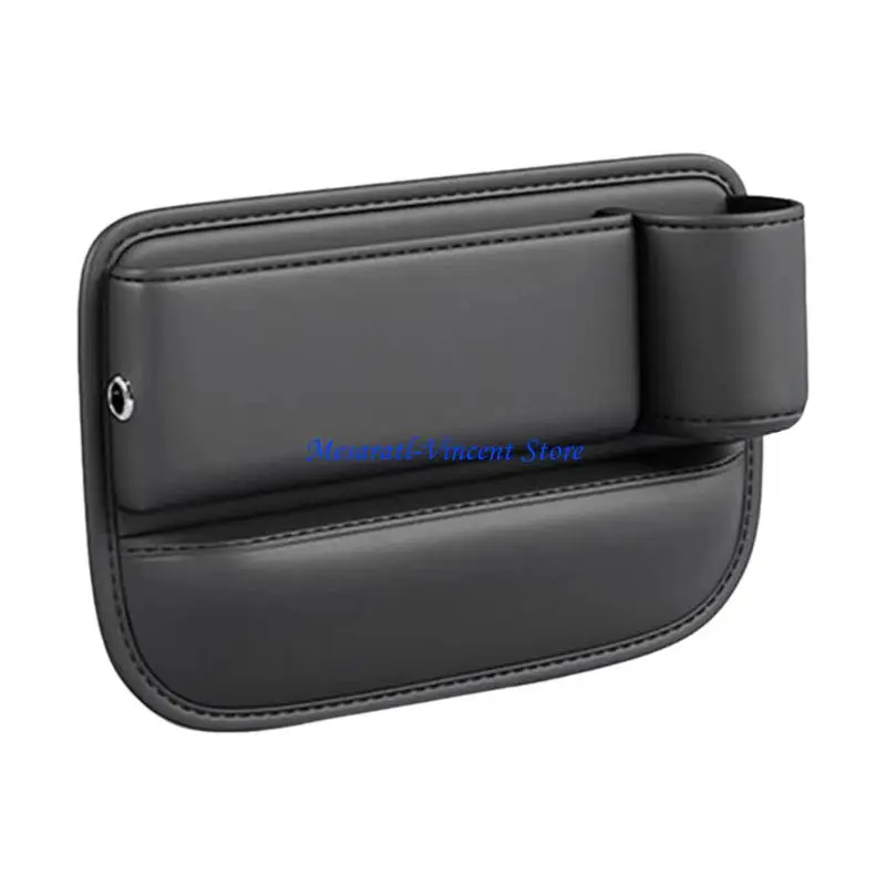 A70F Multifunction Auto Side Storage Holder Soft Leather Leather Car Space Organiser Perfect for Phones Wallets &