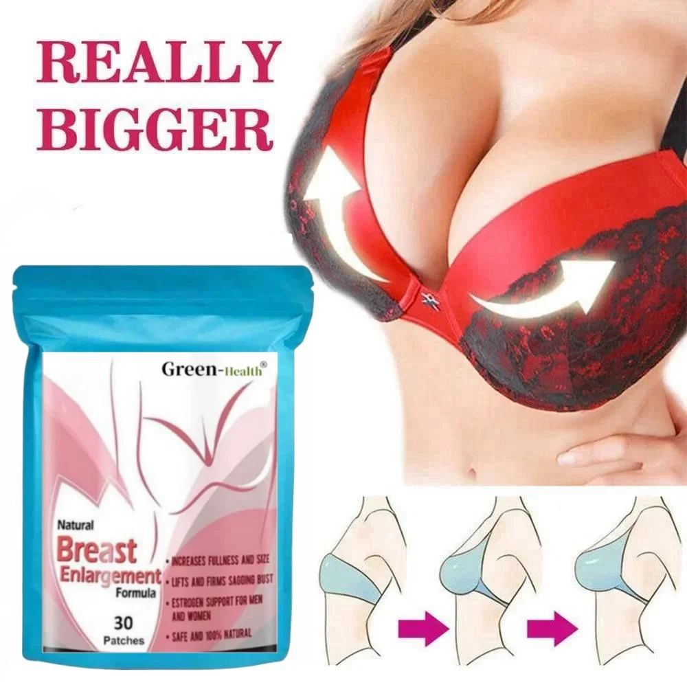 

30 Patches Perfect Bust Transdermal Patches, Larger Breast Natural Breast Enlargement, Lifting