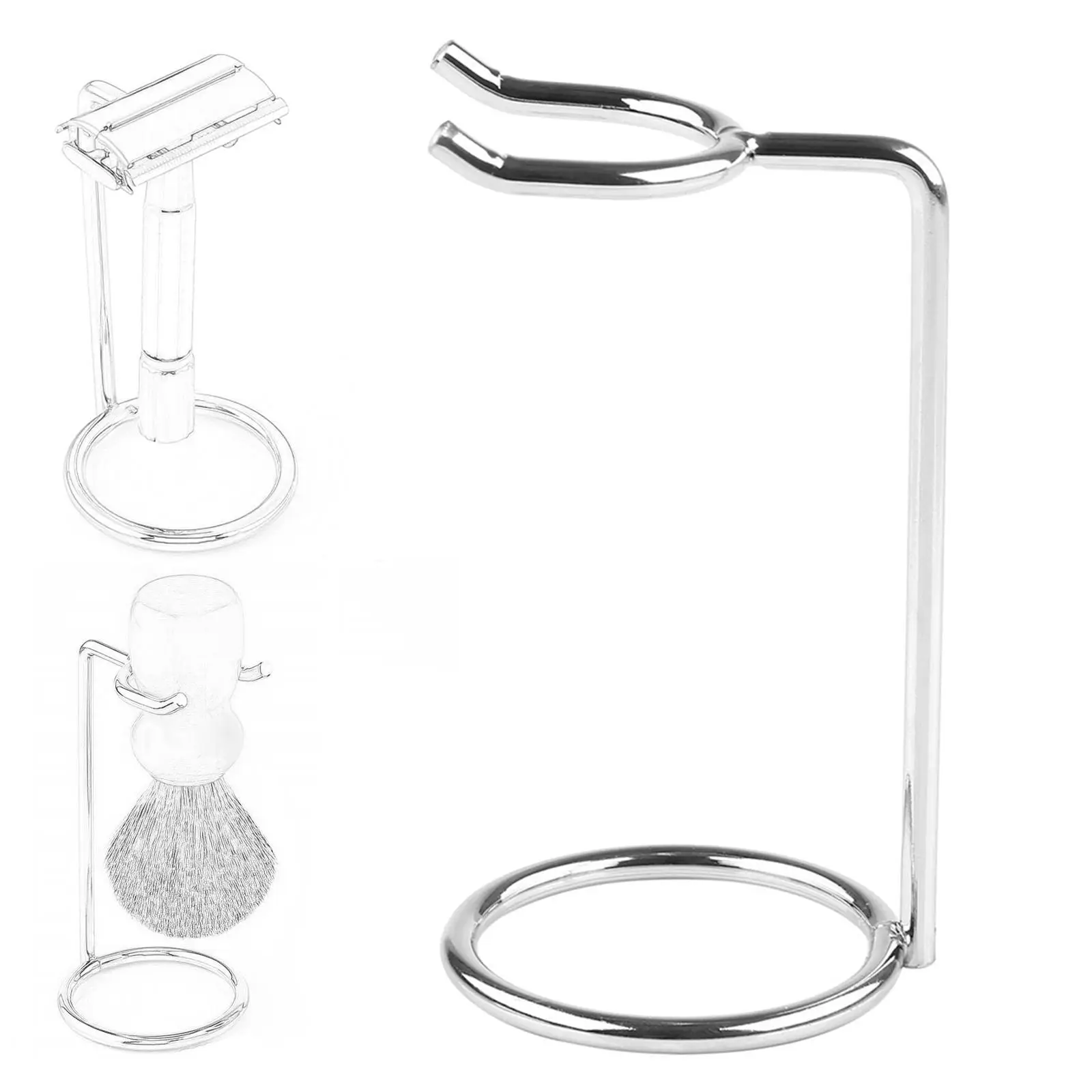 Estante para brochas de afeitar, soporte Universal, organización de almacenamiento estable, soporte para maquinilla de afeitar para el hogar, baño, salón, exhibición, Día del Padre