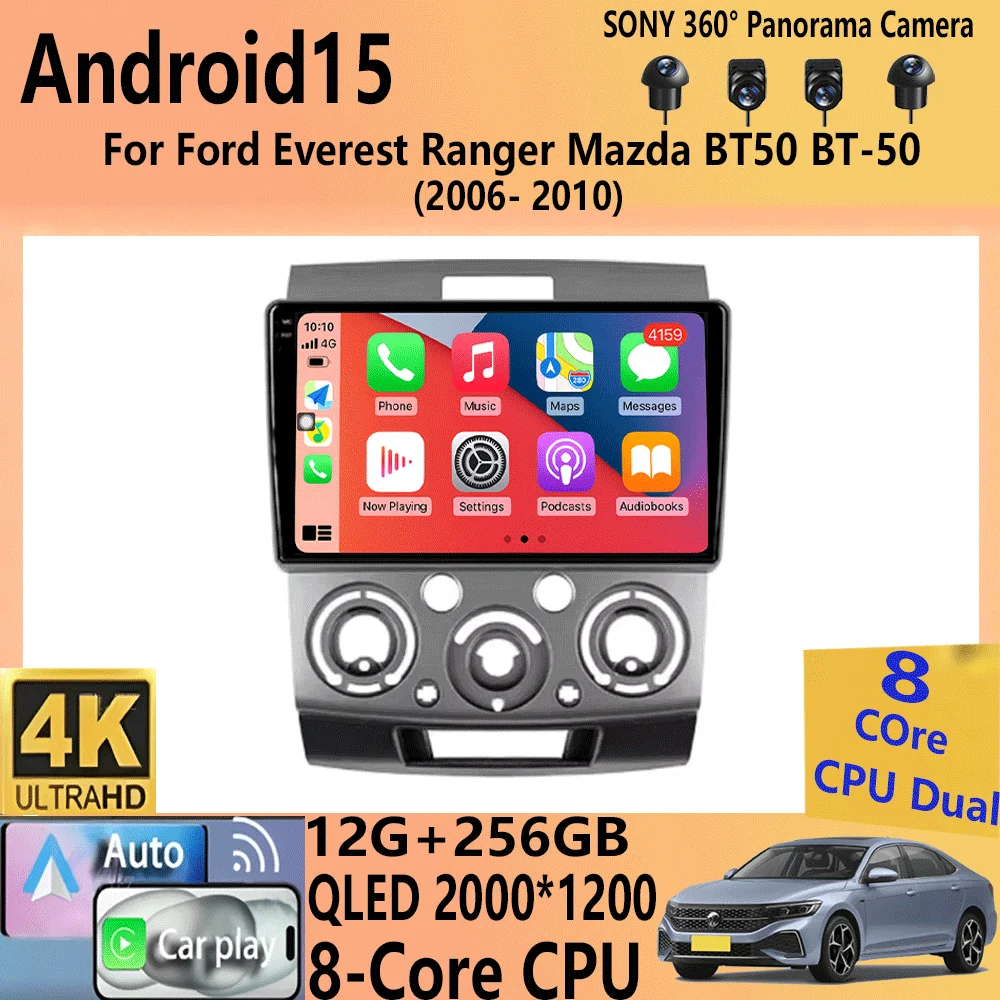 

Car Radio Android 15 For Ford Everest Ranger Mazda BT50 BT-50 2006 2007 2008 - 2010 GPS Multimedia Video Player Head Unit Stereo