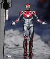 Original Marvel Iron Man Kingarts Ka 1:9 Iron Man Complete Mk8mk9mk11mk12mk13mk14 Alloy Figure Assembled Collectible Model Gift