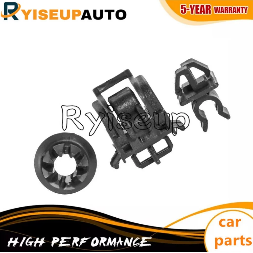 3PCS Car Plastics Clip Hood Rod Holder Opener Stay Grommet Clips For Honda Accord Odyssey Pilot RB1 90601-S84-A01 90602-S84-A01