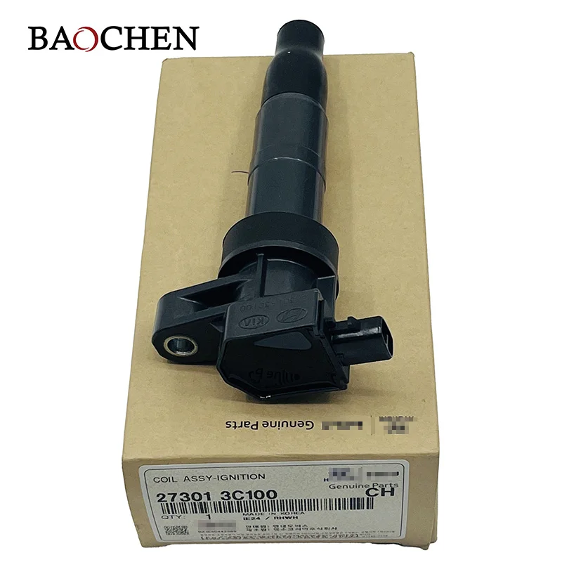 High-Temperature Resistant Ignition Coil 27301-3C100 Compatible with Hyundai Santa Fe Genesis Azera Kia Optima Sorento 3.8L 2.4L