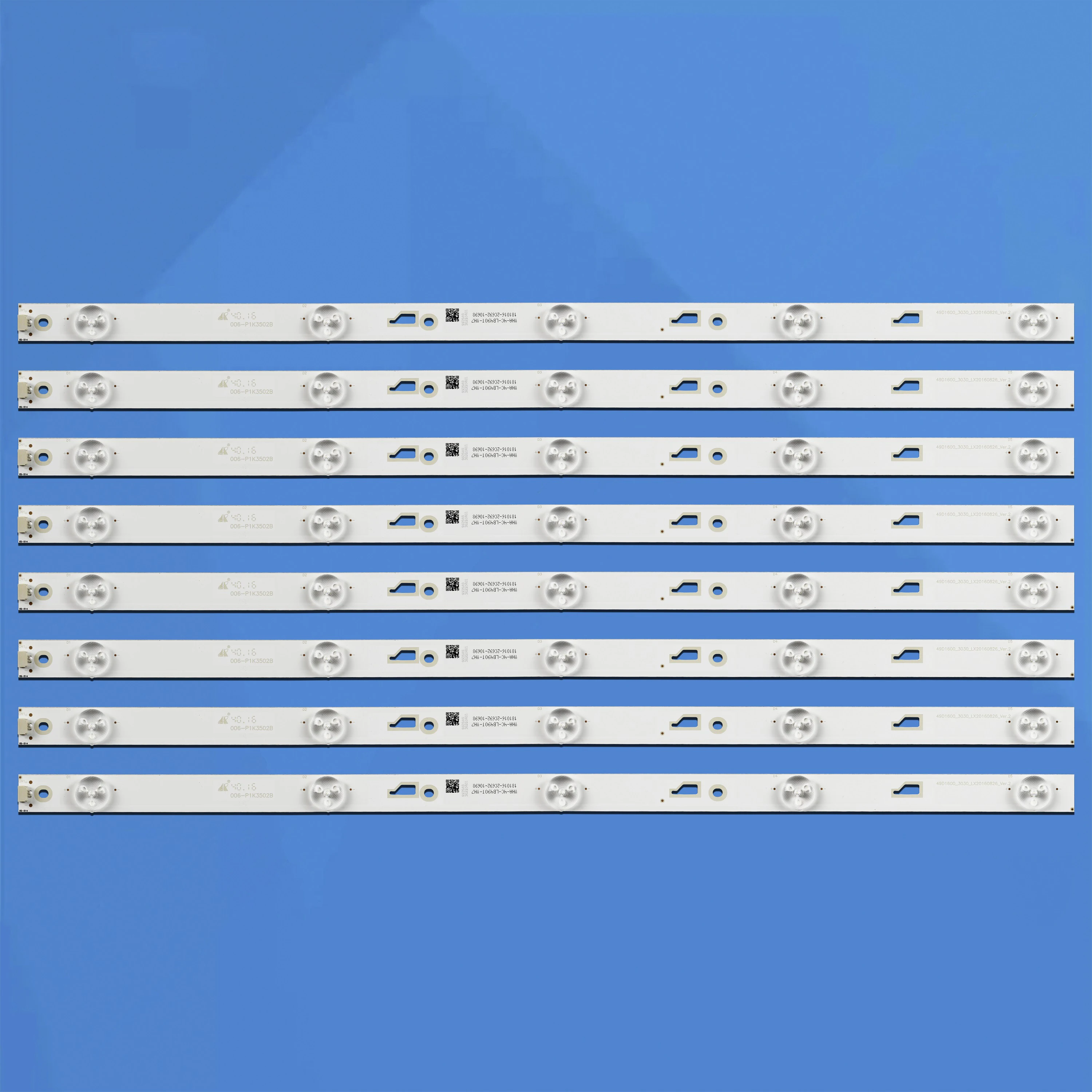 LED Backlight strip For 49D1600 8*5 49E301 49U3600C 49U2200 49L510U18 49HR332M05A0 V3 V4 4C-LB490T-HR4 YH1 YH7 YHJ YH6
