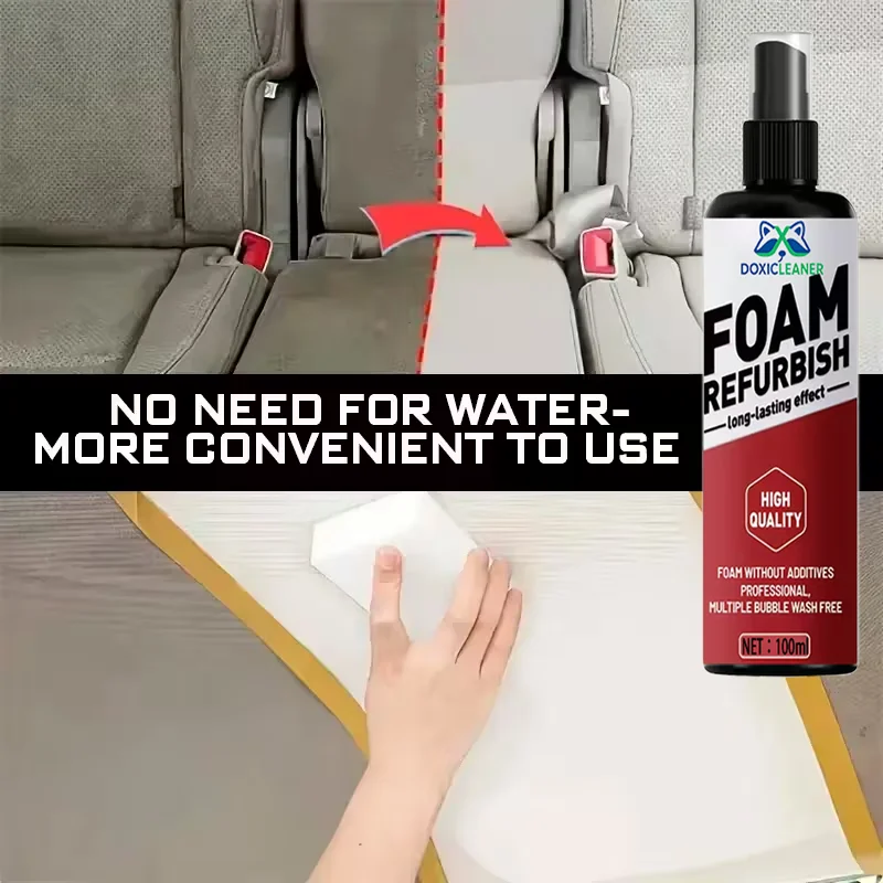 ملمع سيارة داخلي متعدد الأغراض، مصمم للاستخدام على الأسطح الداخلية وعجلات القيادة والبلاستيك ولوحات القيادة والأقمشة وغيرها