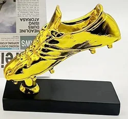 New Golden Football Cup Ball Boot Award Resin Charms Football Match Goalkeeper Gloves Trophy Home Office Decoration Model Gift