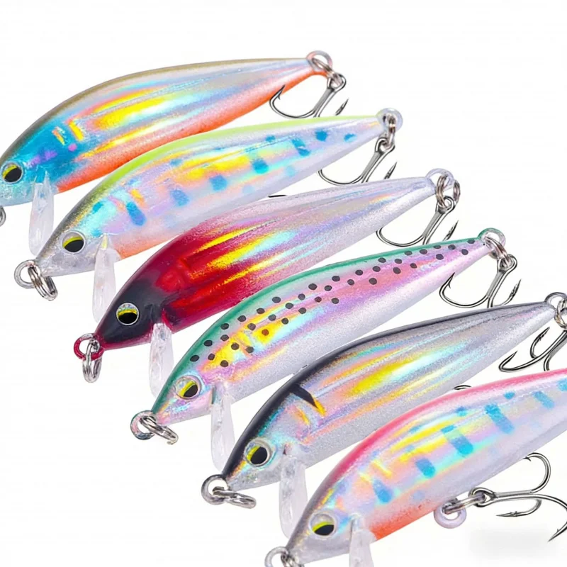 

Плавающий воблер 5CM3G для ловли рыбы в ручьях, специально для басса, мандарина, топмутса, универсальный для всех слоев воды