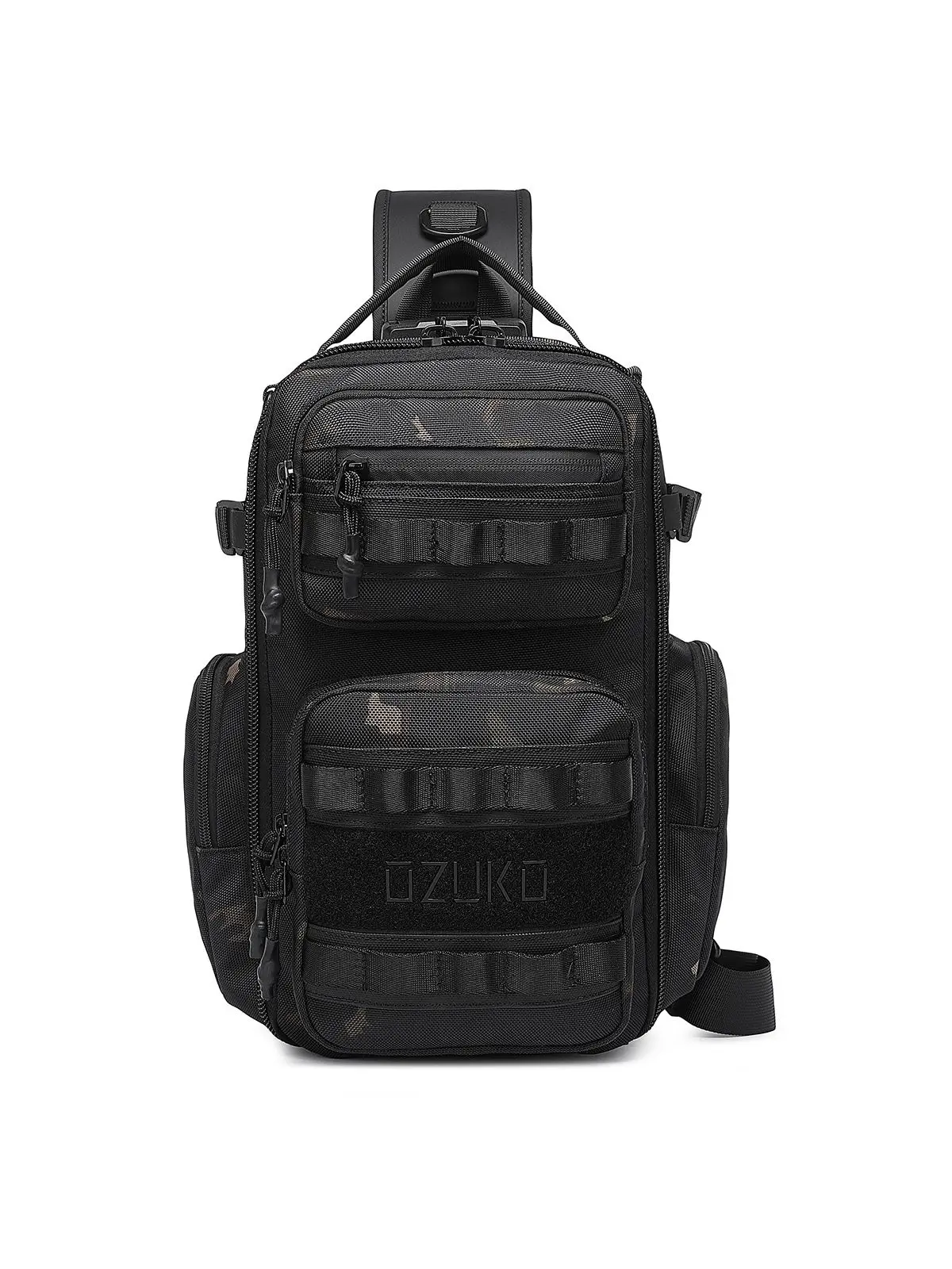 OZUKO Sling Bags Large Capacity Men Chest Bag Waterproof Outdoor Sports Tactical Male Shoulder Bag High Quality Crossbody