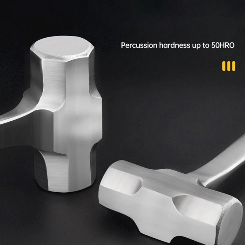 One-Piece Heavy Hand Hammer Wall Octagonal Hamme Solid Iron Hammer Construction Tool Removal Hand Tool