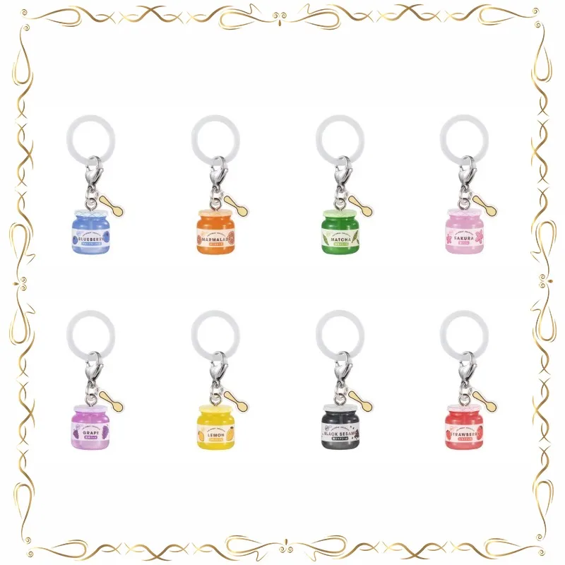 

Gashapon Jam Bottle Pendant Keychain Doll Pendant Collectible Toys Kids Gifts Action Figure Model Toys