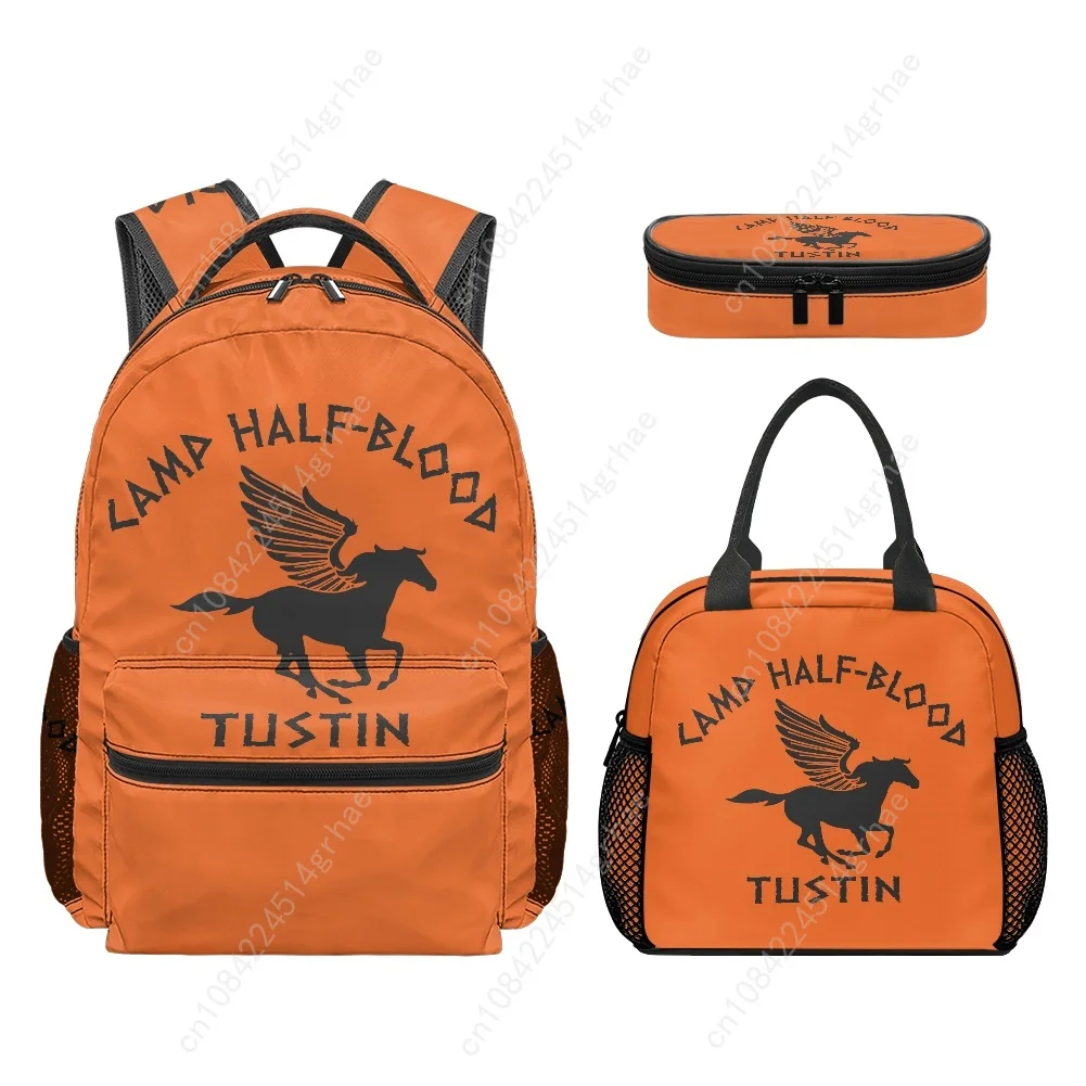 Camp Half-Blood Chronicles Custom Leisure All-Over Print 3-Piece Backpack Set (Includes Backpack, Lunch Bag, and Pencil Case)