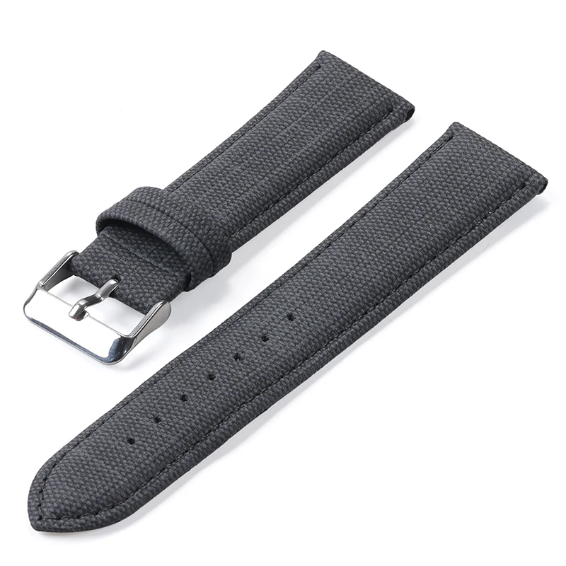 Nylon-Uhrenarmband mit Denim-Muster für Casio, Vintage-Lederarmband, 10, 12, 14, 16, 18, 20, 22 mm, Uhrenarmband für Seiko-Männer und Frauen, Zubehör