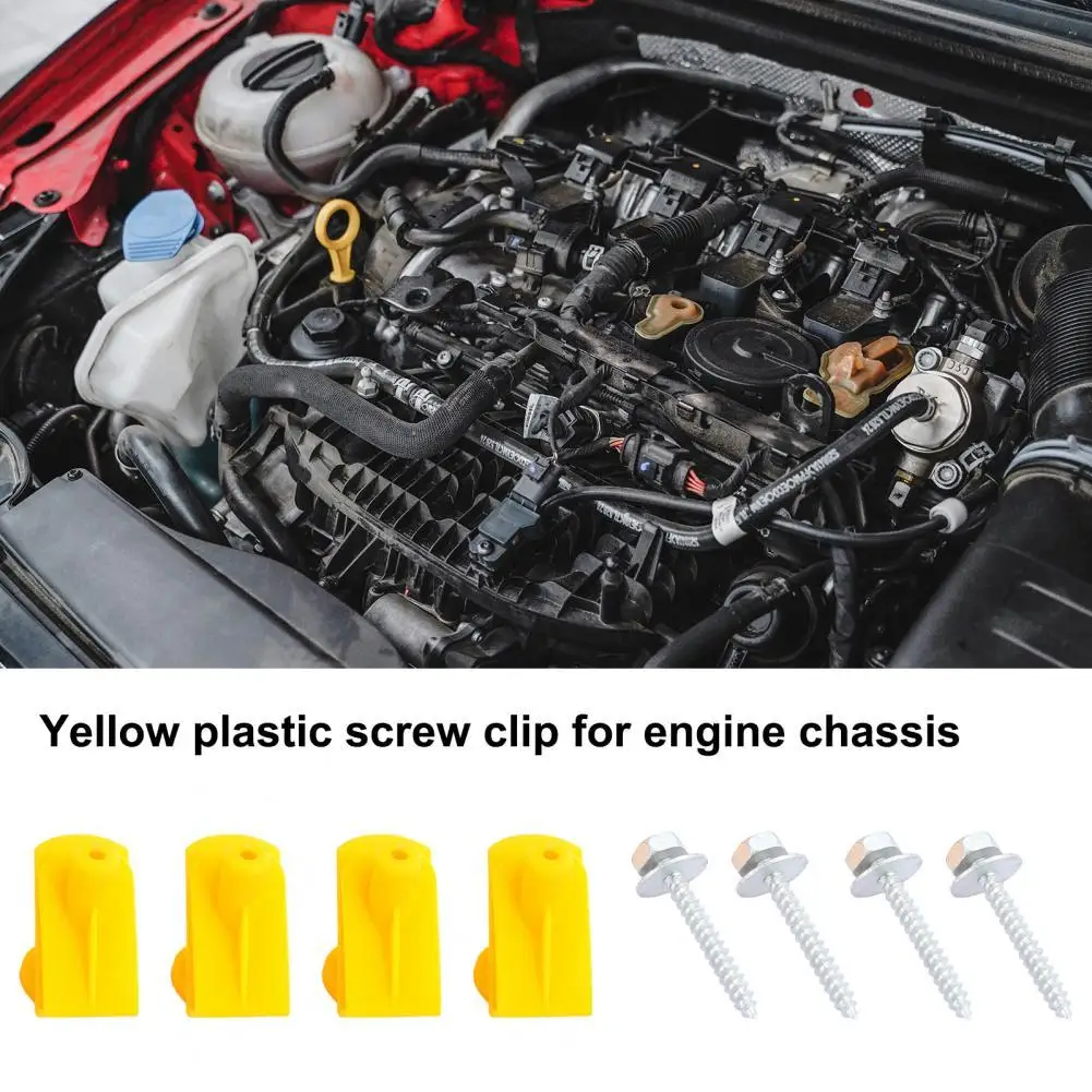 4Pcs Engine Screw Clip Reliable Universal Portable Undertray Engine Under Cover Fixing Clip A0019913970