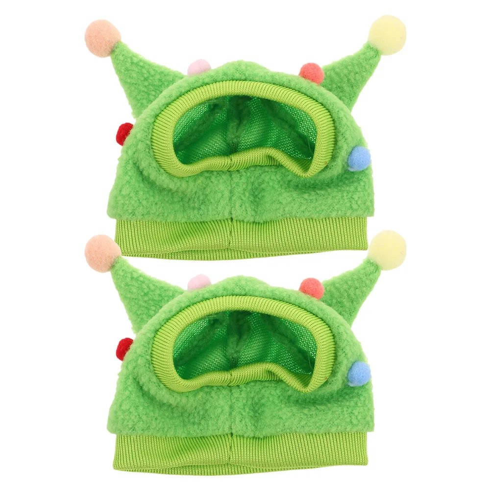 

2 Pcs Funny Pet Hat Horn Lizard Accessories Bearded Dragon Costume Cute Cosplay Cap with Horns Reptile