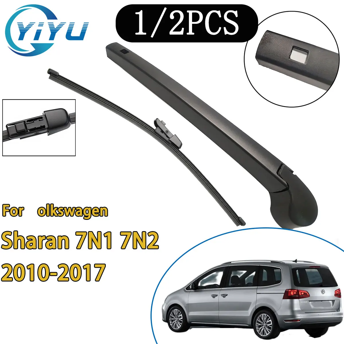 

1/2 шт. автомобильный рычаг заднего стеклоочистителя, щетка стеклоочистителя для Volkswagen Sharan 7N1 7N2 2010-2017, автомобильные аксессуары, аксессуары