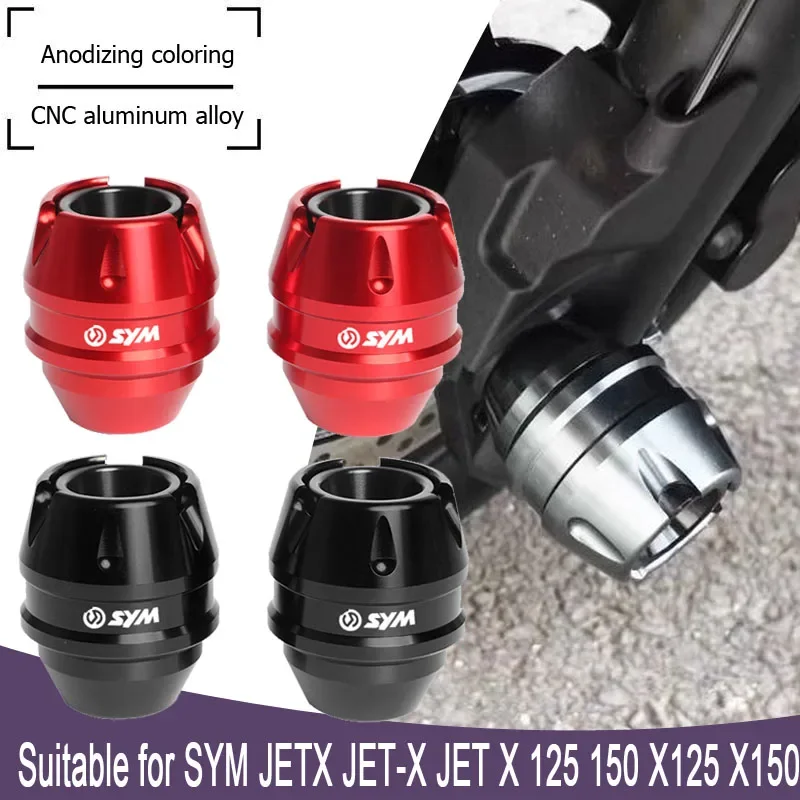 

Motorcycle Accessorie Front Wheel Fall Protection Frame Slider Anti Crash Protector Suitable for SYM JETX125 JETX150 X125 X150
