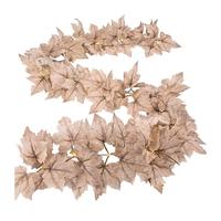 Harvest Festival Garland Fall Garland Decoration Festive Artificial Maple Leaf Garland for Halloween Fall Harvest Thanksgiving