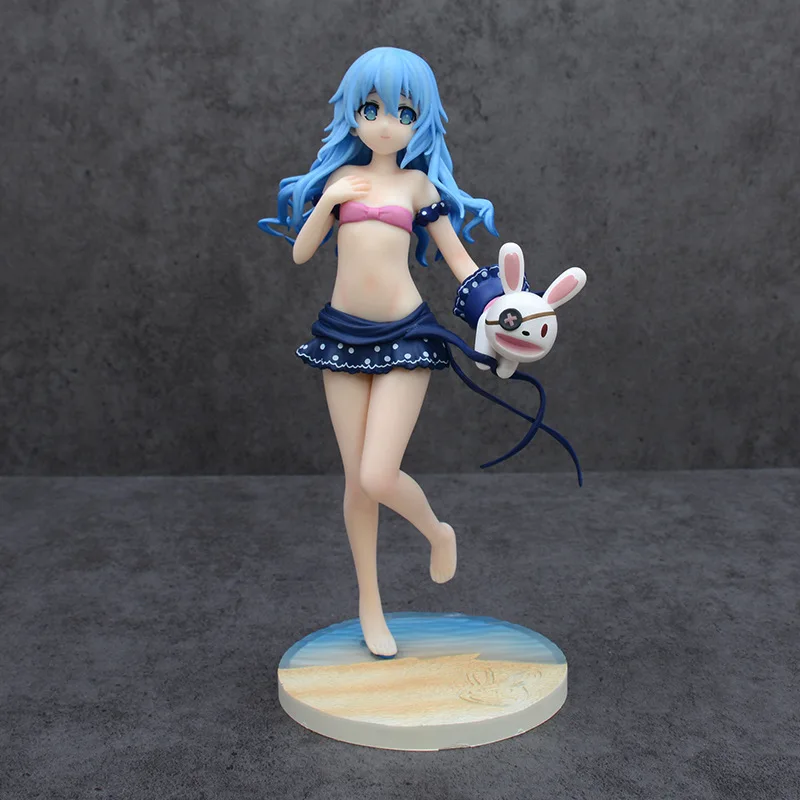 Anime-Figur Date A Live Yoshino im Badeanzug, PVC-Sammelfigur, Desktop-Dekoration für Erwachsene, Anime-Sammlerstück zur Ausstellung