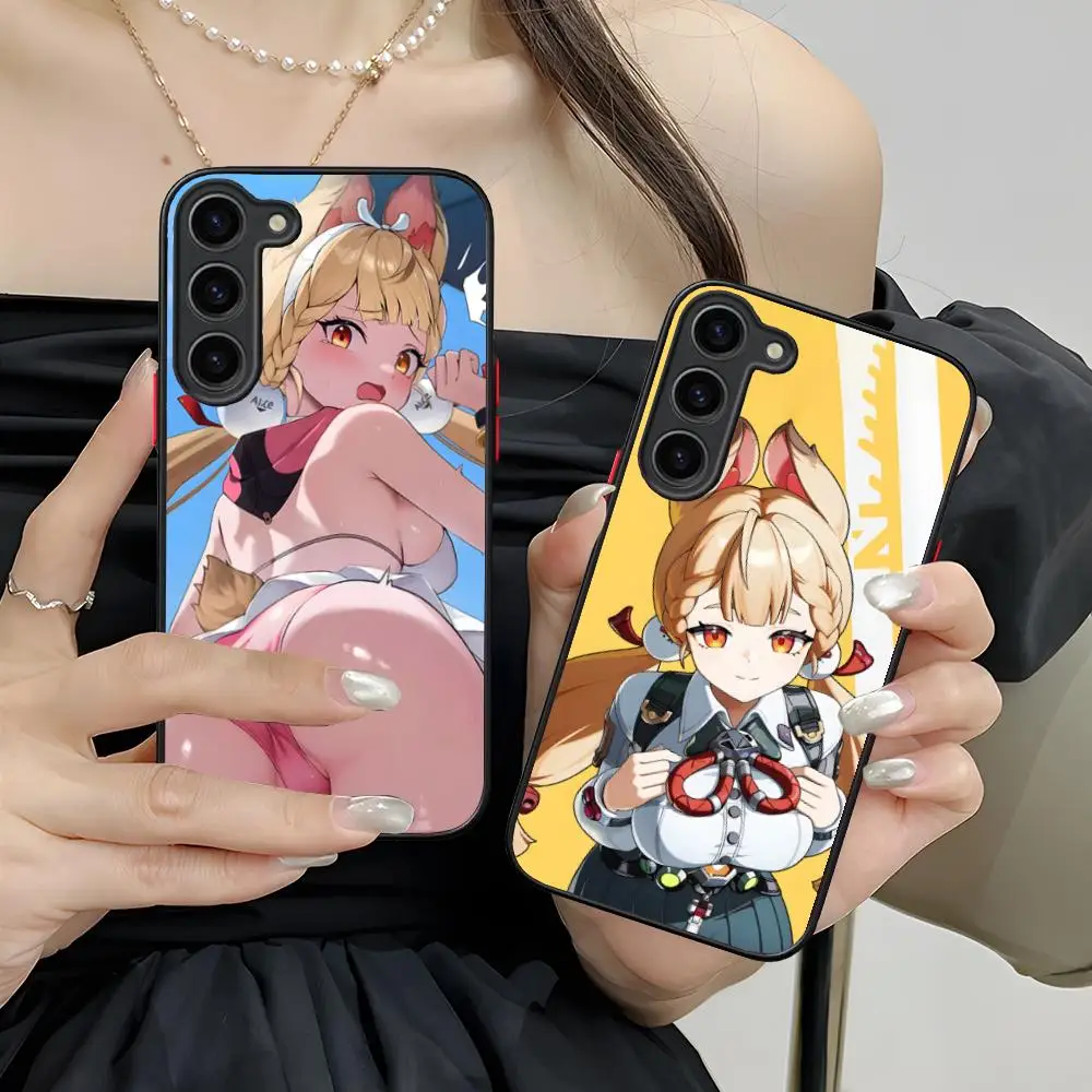 ZZZ Alice Phone Case for Samsung Galaxy S26 S25 S24 S23 S22 S21 Plus FE Ultra Skin Feel Shockproof Cover