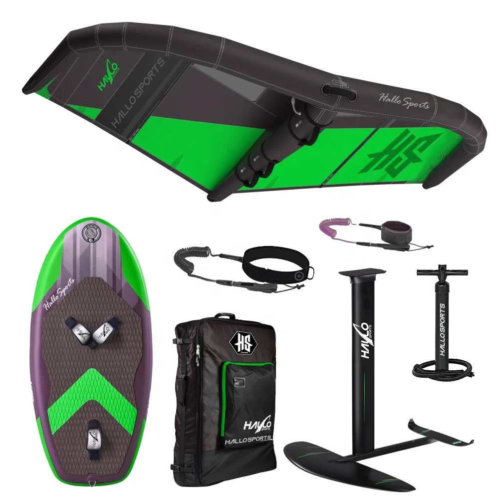 

Hallosports W004 Stand Up Paddle Board Inflatable With Wing Foil Wing