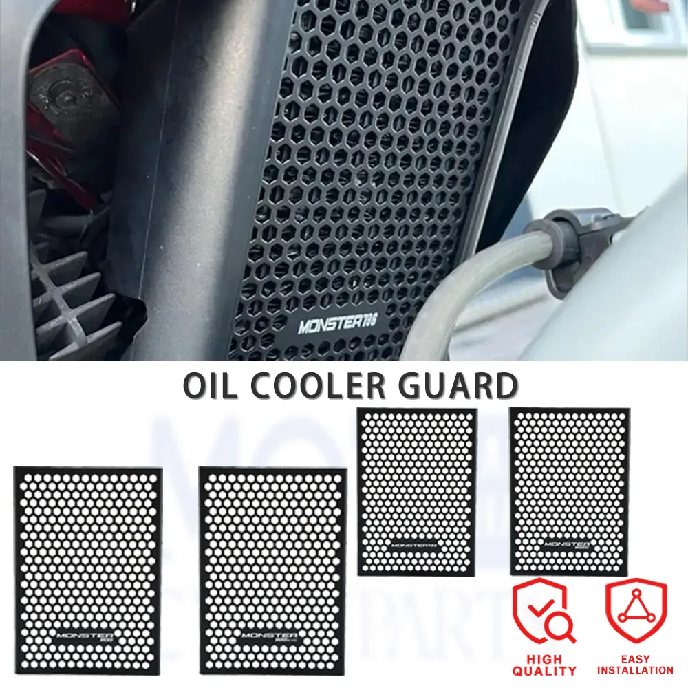 

Oil Cooler Guard Cover For Ducati Monster 796 2010-2016 Monster 1100 S EVO Radiator Guard Grille Water tank Protector Cover