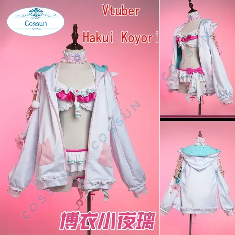 Vtuber Hakui Koyori Women Cosplay Costume Cos Game Anime Party Uniform Hallowen Play Role Clothes Clothing