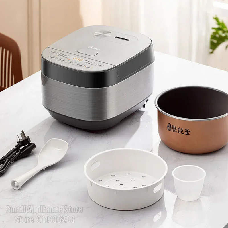 Midea-arrocera eléctrica de 3L, Multicooker antiadherente, máquina de cocina Universal, electrodomésticos de cocina planos pequeños para cocina y hogar