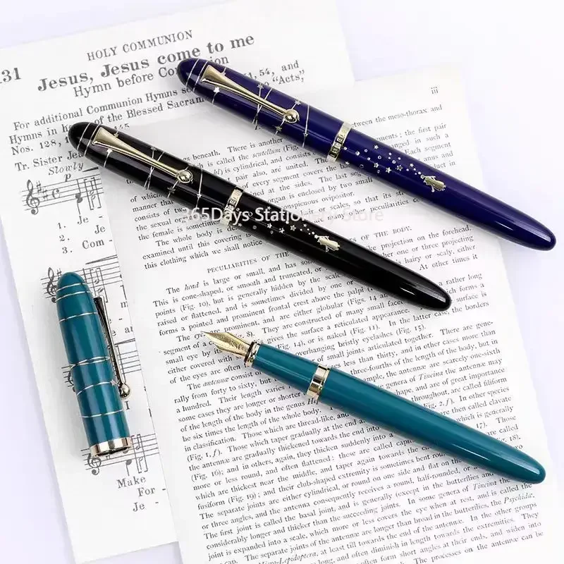 

Kaigelu 017 Stars And Sea Smooth Acrylic Fountain Pen Schmidt NO.5 EF/F/M Nib Ink Pen Writing Gift Office Business