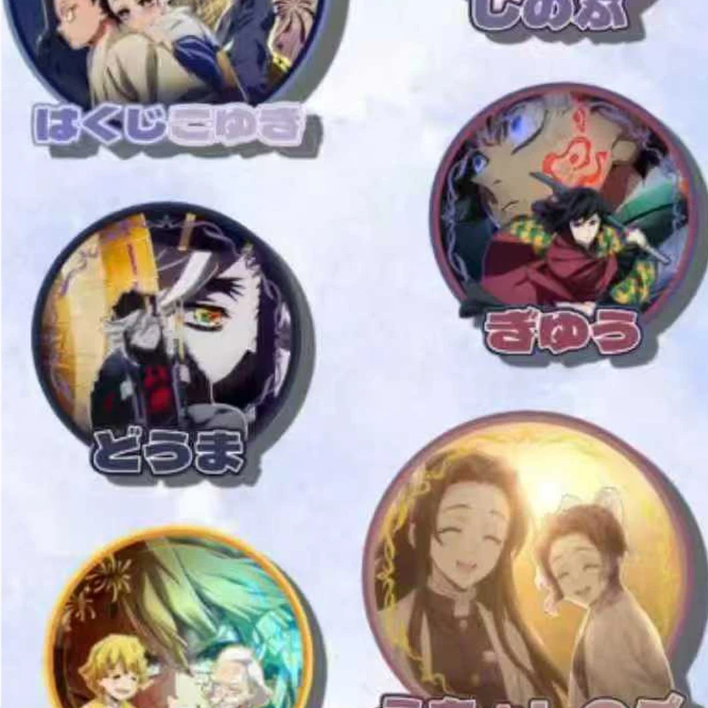 Demon Slayer Collection Acrylic Brick Refrigerator Sticker 80*80mm Limited Various Process Original Nami Qiu Studio Kids Toy