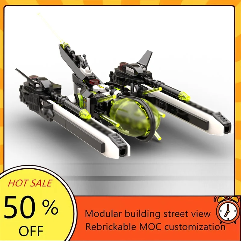 

Набор из 229 деталей: Популярная модель истребителя из фильма «Звездные войны», конструктор MOC, модульная технология, подарки, праздничный набор для сборки, детский игрушечный комплект