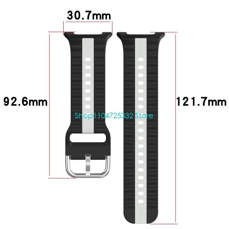 P5ea Banda substituição silicone flexível respirável não é designs slip watch tiras liberação rápida intercambiável