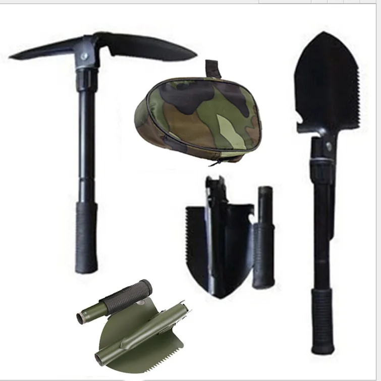 1PCS  Multifunctional Folding Military Shovel Folding Shovel Survival Shovel Outdoor Camping Tactical Shovel Garden Tool